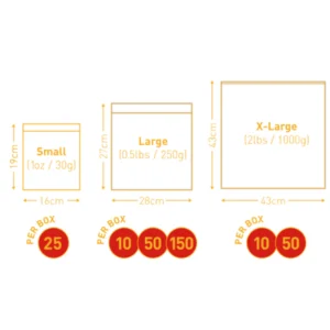 Alternative view of Zip-Zag Bags Clear