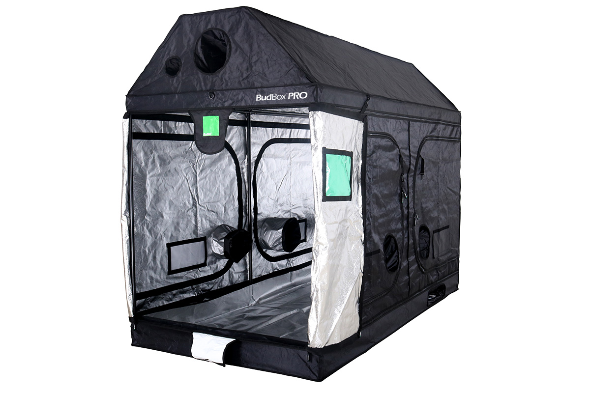 BudBox Pro Pitched Roof 1.2m x 2.4m x 1.8m Grow Tent - Image 2