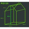 Roof-Qube V: RQ120 – 1.2m x 1.2m x 1.8m Grow Tent - Image 3