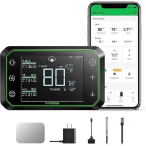 VIVOSUN GrowHub E42A Smart Environmental WiFi-Controller with Temperature, Humidity, Timer, Cycle, Schedule Controls, Data App
