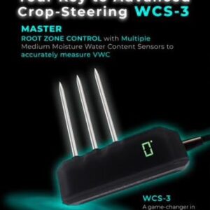Alternative view of Trolmaster Water Content Sensor 3 w/ Splitter Cable Set (WCS-3)