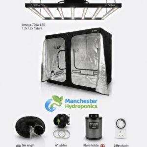 1.5m x 1.5m Complete 720W LED Grow Tent Kit