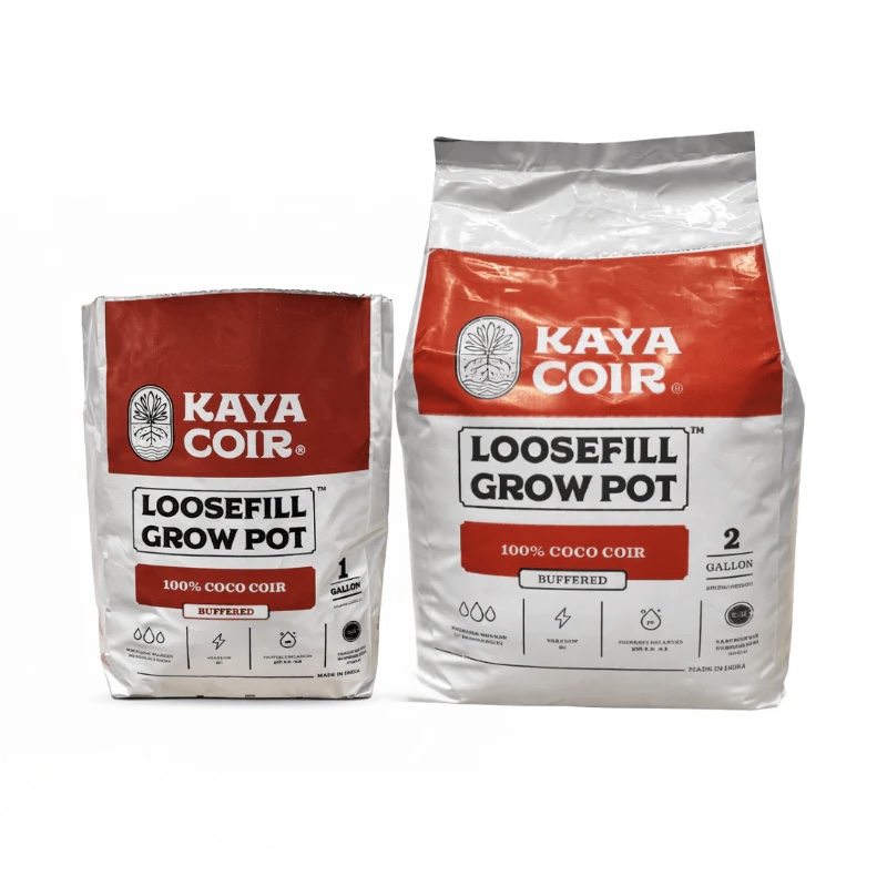 Kaya Loose Fill 100% Coco Grow Bags | 1.25, 2 & 3 Gallon RHP Coco Coir