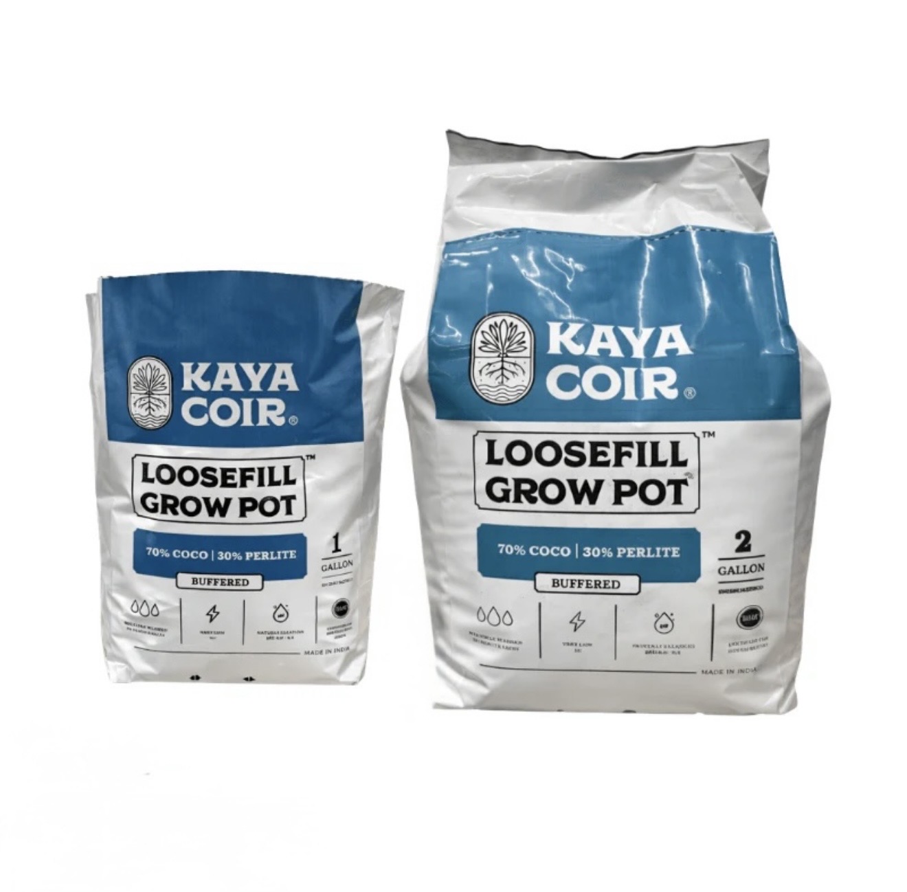 Kaya Coir Coco Perlite Loose Fill - 70/30 - Biodegradable Plastic