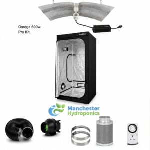1m x 1m Complete 600w HPS Grow Tent Kit