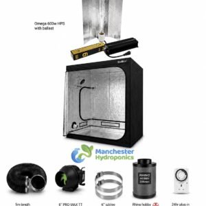 1.2m x 1.2m Complete 600W HPS Grow Tent Kit