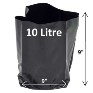 Poly Pot – Strong, Recyclable Polythene Grow Bags with Pre-Cut Drainage