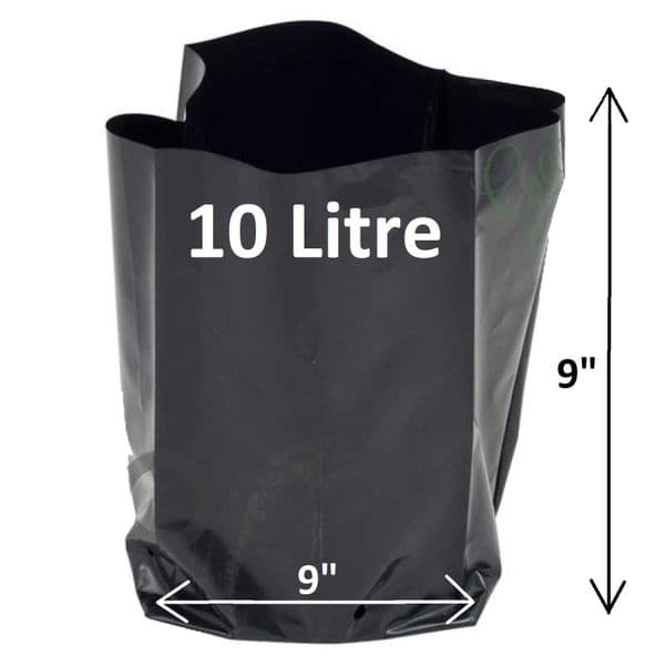 Poly Pot – Strong, Recyclable Polythene Grow Bags with Pre-Cut Drainage