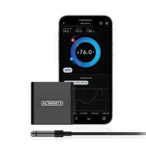 Alternative view of AC Infinity CloudCom Smart Thermo-Hygrometer - Temp, Humidity & VPD Monitor