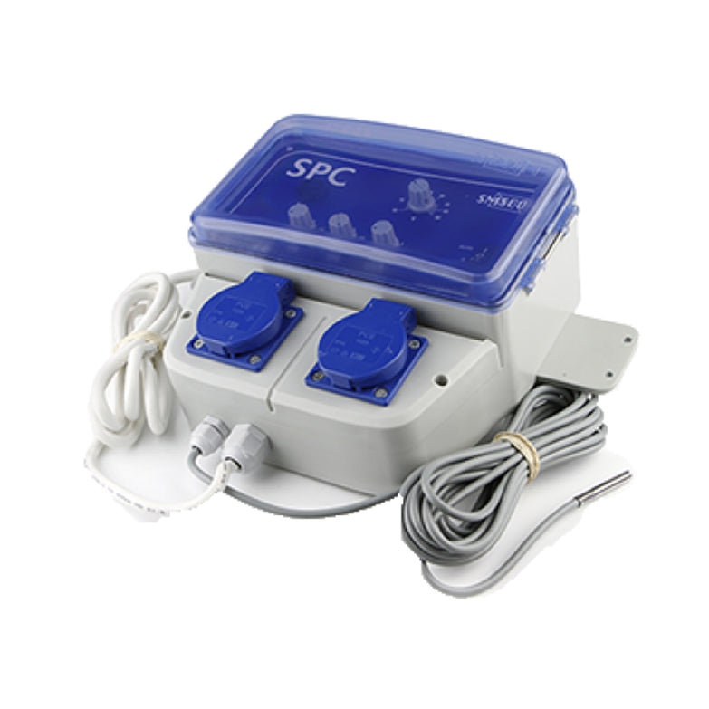 SMSCOM SPC 7A temperature and twin fan speed controller with external sensor